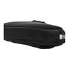 Prada Brand logo zipper closure nylon waist bag men's black