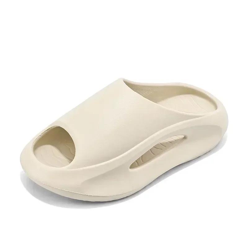 Slippersr for Men Women Eva Soft Bottom Slippers Thick Bottom Comfortable Shock-absorbing Lightweight Beach Shoes New