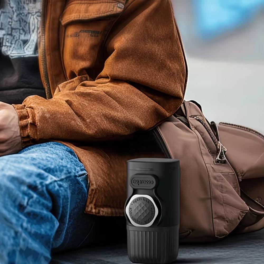 Мини-кофемашина ручного прессования 2 в 1 дорожная кофемашина для улицы