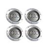For Audi  A34Pcs Car Wheel Center Hub Caps Badge Rim Hubcap 8N0601165A 4B0601165A Accessories For Audi A3 A4 A5 S6 S8 TT A8 Quattro Emblem