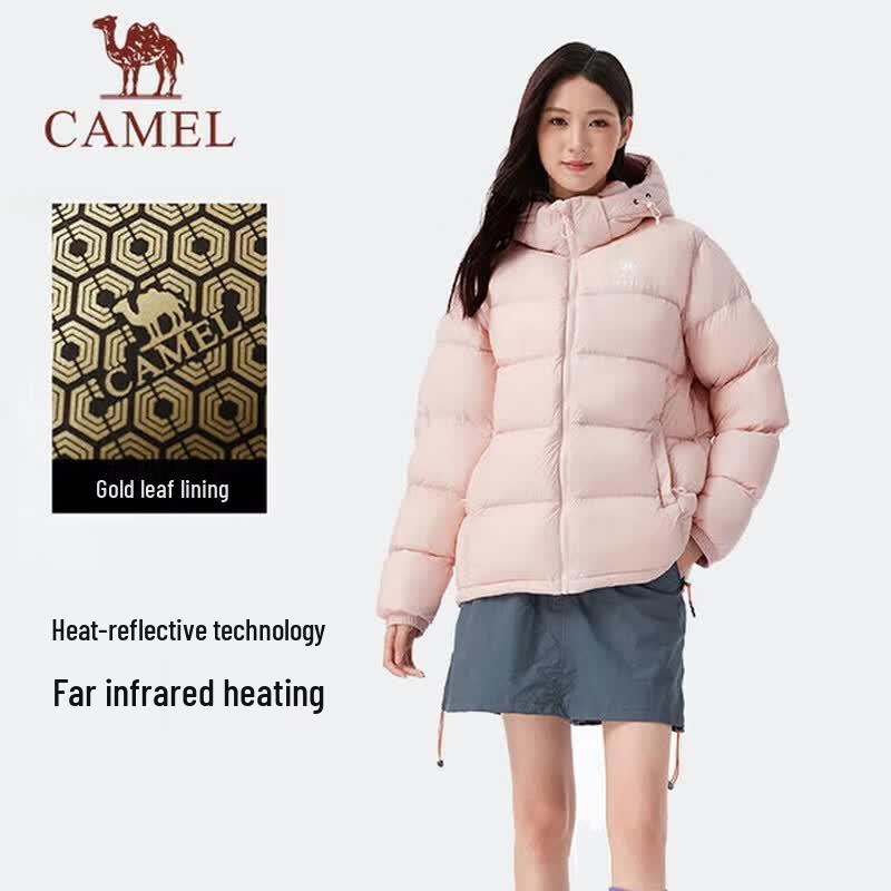 Camel Утолщенная пуховая куртка-пуховик унисекс