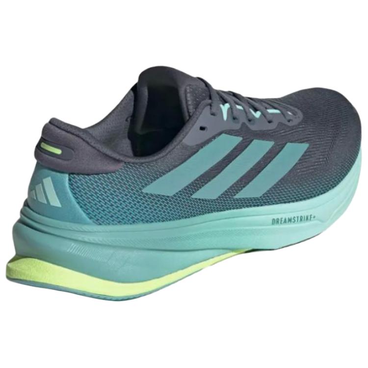 Adidas Кроссовки мужские Supernova Rise 2 Темно-серый Мятный Тон Желтый Hi-Res JQ7701