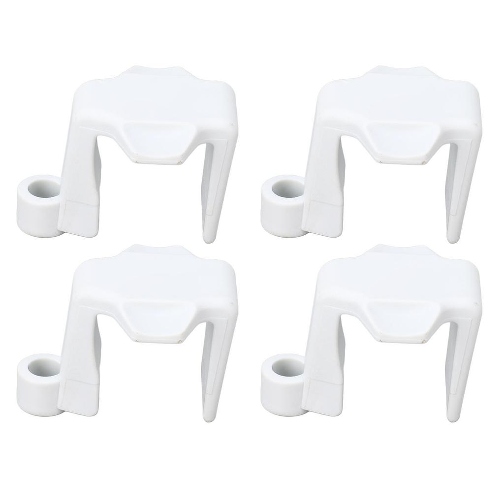 4pcs Boat Bumper Clips Nylon Pontoon Boat Bumper Hangers Cleats for 1 To 1.25 Inch Square Rails