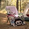 Labubu Theme Printed Blanket - Perfect for Couch, Bed, Travel & Outdoor Use | Machine Washable, Cozy & Durable.