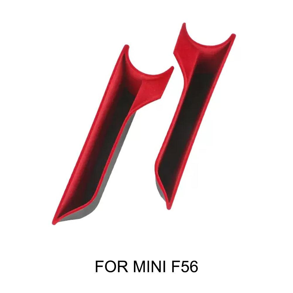 Car Door Storage Box Interior Handle ABS Storage Container Phone Holder For Mini Cooper S JCW F55 F56 Hatchback Car Accessories