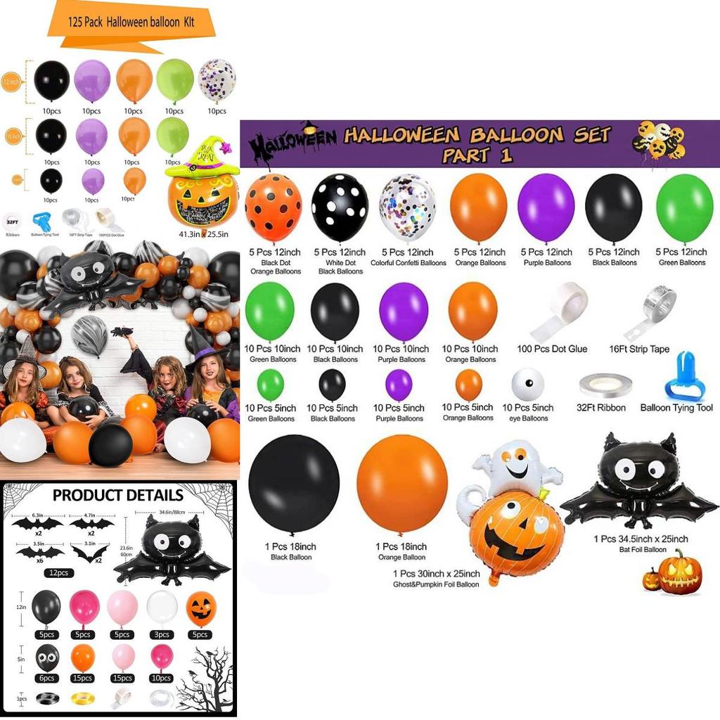 Thick And Durable Latex Halloween Balloons For Safe Use By Children