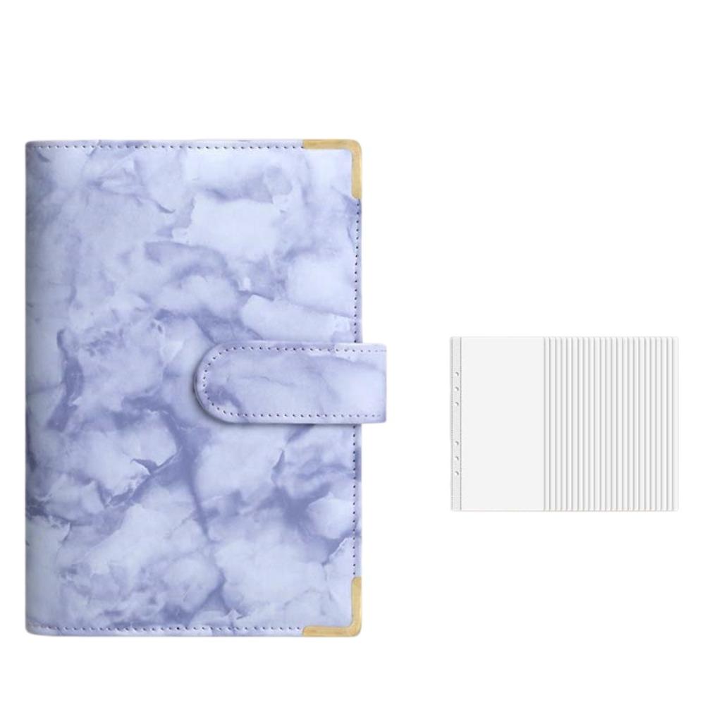 Faux Leather Savings Challenges Book Marbling/Leopard Print Mini Budget Binder Save Money