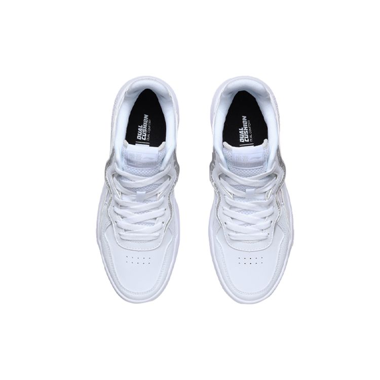 Li Ning We Wo Spwv Lite Non-Slip Wear-Resistant Lightweight Breathable Low-Top Skate Shoes Women Sneakers White AGCR048-1