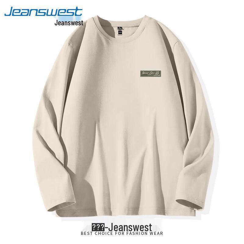Мужская хлопковая футболка с длинным рукавом Jeanswest