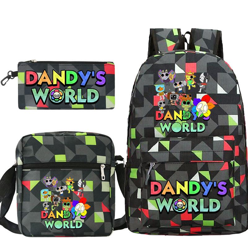 Game Merchandise Printed Backpack Primary And Secondary School Schoolbag Combination Set