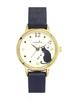 Watch Catmint Cat Pearl Watch NV Ladies Blue [Follow] H01421S-1