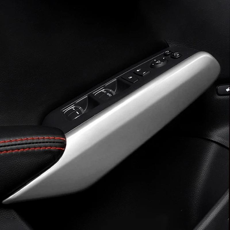 Для Honda Civic 11-го поколения АБС крышки кнопок стеклоподъемника боковая панель подлокотника двери накладки внутренняя отделка Аксессуары