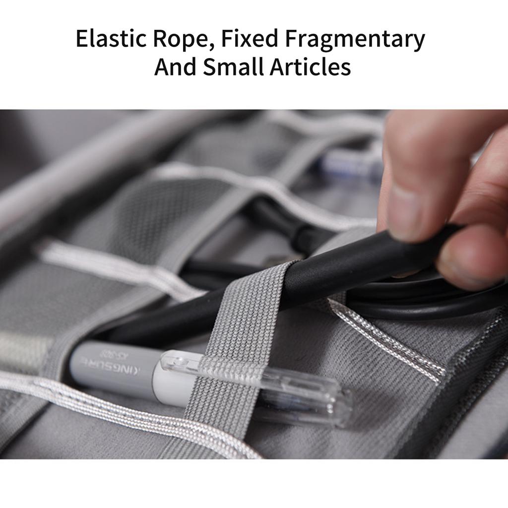 Дорожная сумка-органайзер для электроники, сумка для хранения кабельных аксессуаров, свободное отдельное пространство