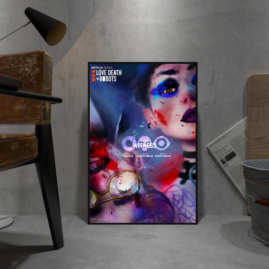 Классические европейские и американские фильмы «Любовь, смерть и роботы», картины для комнаты, гостиная, холст, живопись, домашний декор, принт, постер