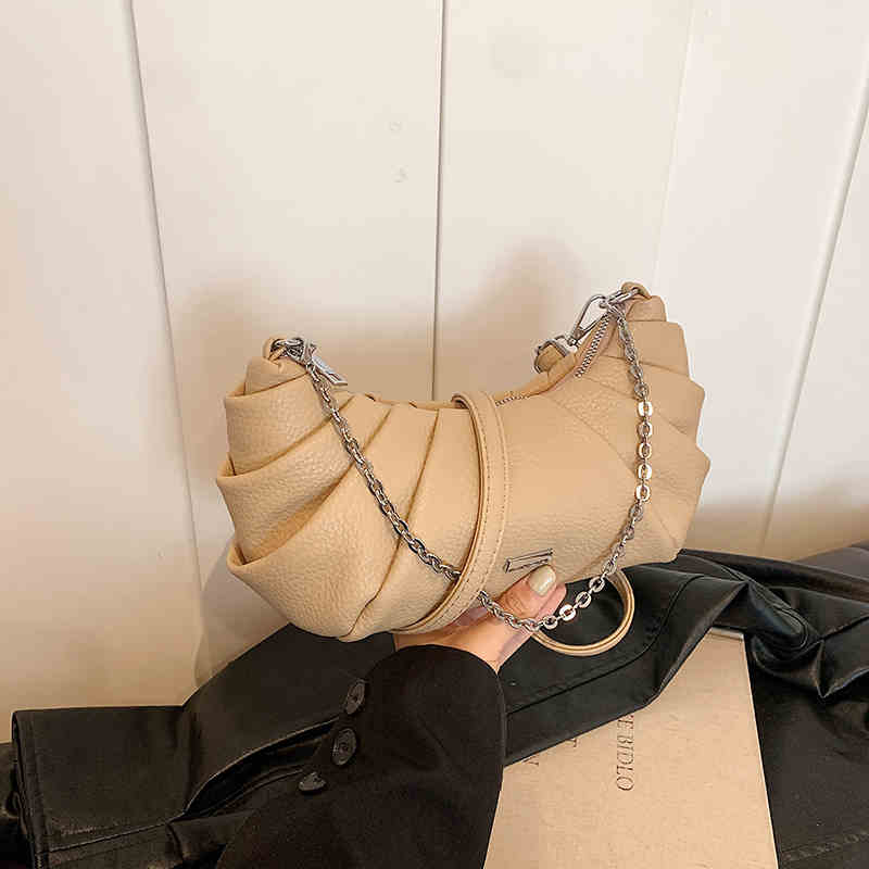 Niche Design женские сумки на плечо осень-зима искусственная кожа однотонная сумка-пельмень классическая женская сумка на молнии через подмышку