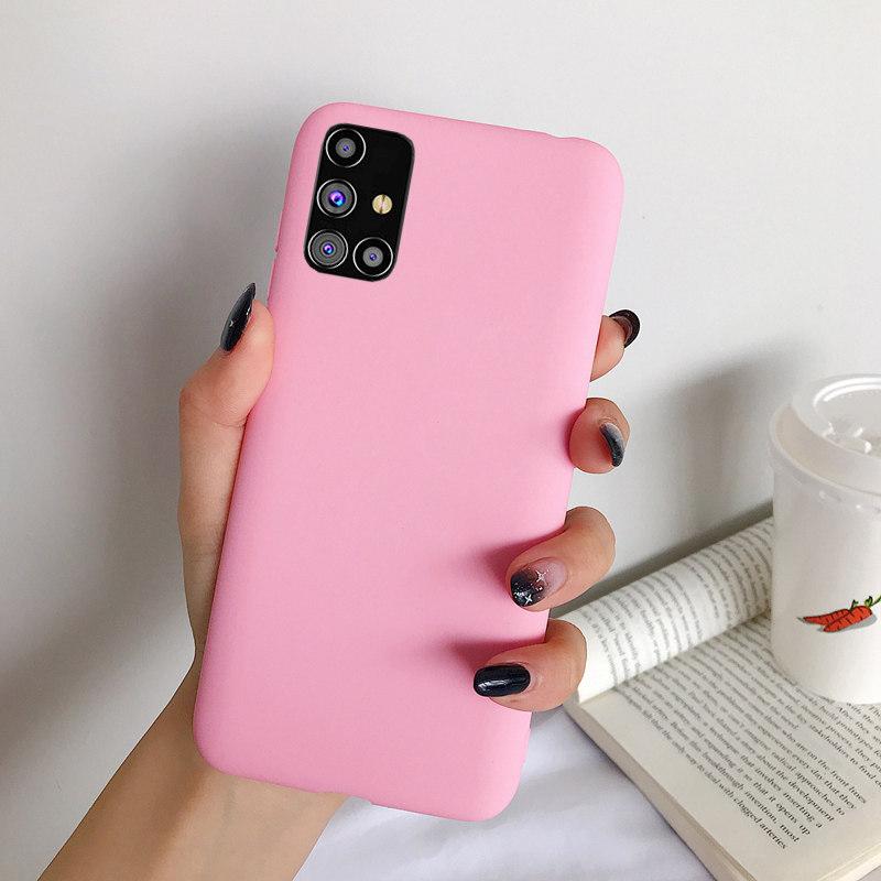 Мягкий силиконовый чехол из ТПУ Samsung Galaxy M31 M31S M51 M11 M21 A01 A11 A21S A31 A41 A51 A71 S20 FE S10 Lite S10e S9 Note 10 20 Ultra