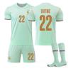 Форма для выездных матчей Чемпионата мира по футболу FIFA 2026 Франция №22 EKITIKE Спортивный тренировочный комплект с носками для подростков, детей, взрослых. С возможностью нанесения имени. Футбольная форма.