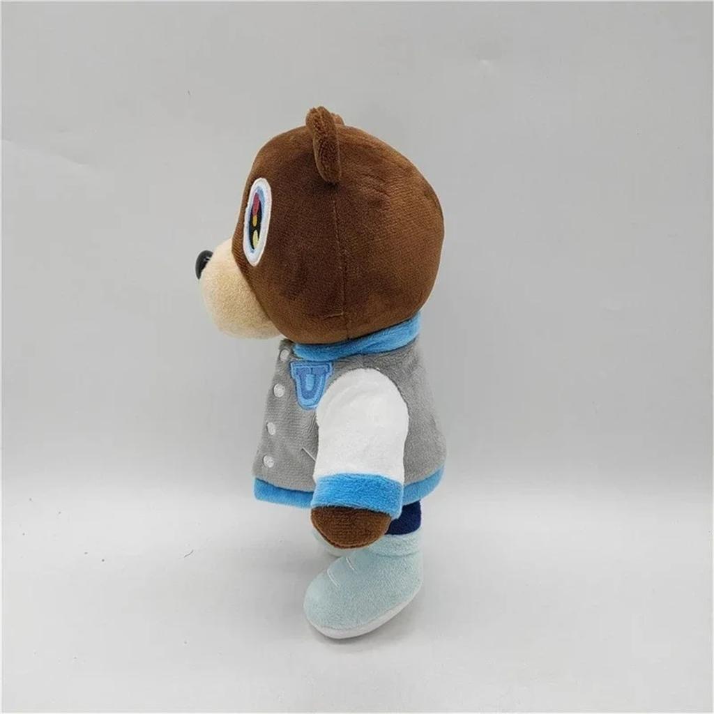 Kanye Dropout Bear Teddy Bear Plush Toys Kanye West Graduation Soft Stuffed Home Room Decor Birthday Gift 26cm