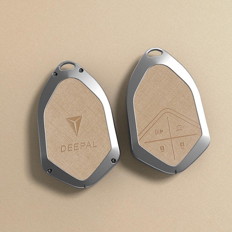 For Changan Deepal S07 S05 L07 SL03 G318 Metal Car Key Fob Cover Holder Card Key Protective Shell Electric Vehicle Accessories