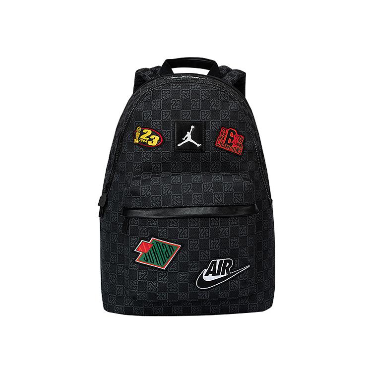 Jordan Рюкзак с клетчатым значком из серии Monogram, унисекс, сине-черный, JD2543010AD-001