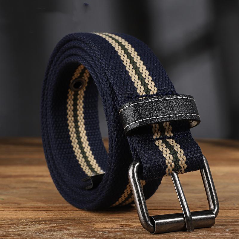 Extended Canvas Belt Suitable for Men's and Women's Casual Workwear Vintage Belts and Jeans Belts