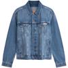 Classic Label Studded Button-Down Collar Cotton Denim Jacket Men Jackets Denim-Blue 40TM715