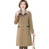 Double-sided woolen coat new autumn and winter high-end women's long over-the-knee jujube middle-aged women's woolen coat