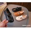 2024 Весна/Осень Кожаные Туфли для Мальчиков и Туфли Принцессы на Мягкой Подошве для Девочек - Летние Повседневные Туфли Для Детей