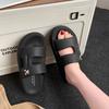 Women's Platform Slippers 2025 New Summer Fashion Outer Wear One-word Non-slip Versatile Beach Seaside Cool Slippers