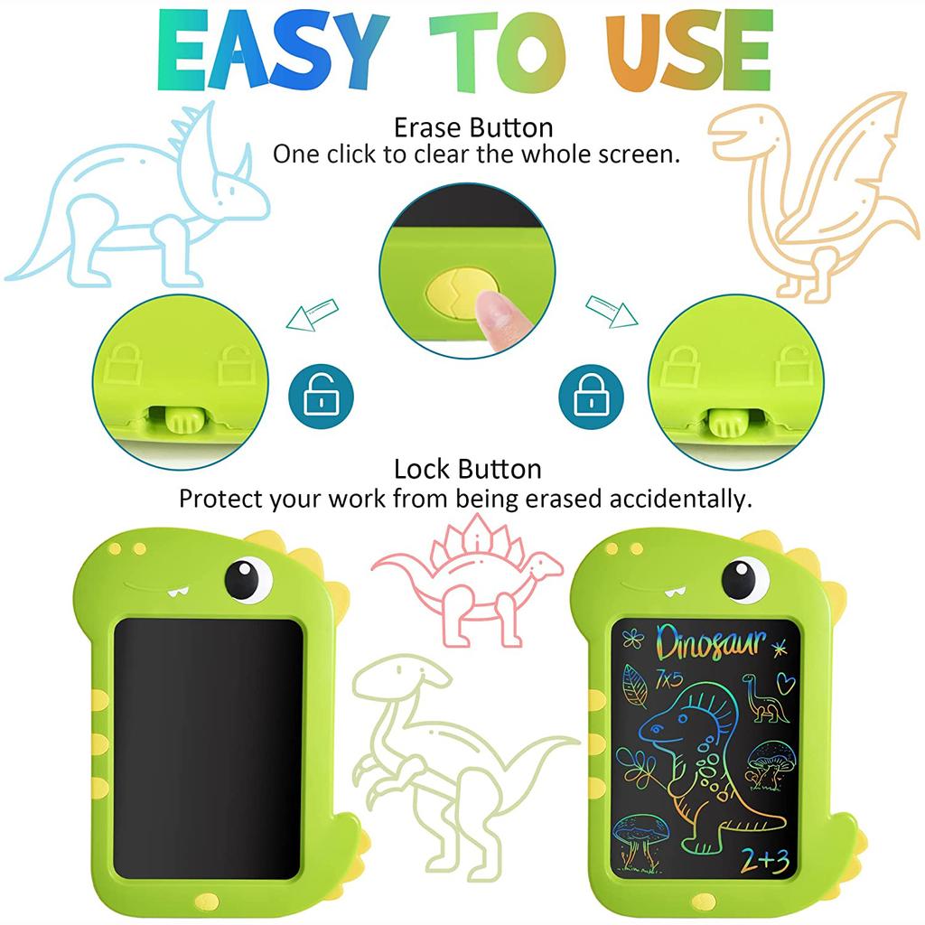 LCD Writing Tablet Kids Toys,8.5inch Doodle Scribbler Board Electronic Drawing Tablets Learning Educational Dinosaur Toys Birthday Gifts for Kids