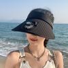 Новая летняя шляпа от солнца для женщин, шляпа от солнца для женщин, летняя защита от солнца, перезаряжаемый вентилятор, шляпа с открытым верхом, с большими полями, для улицы