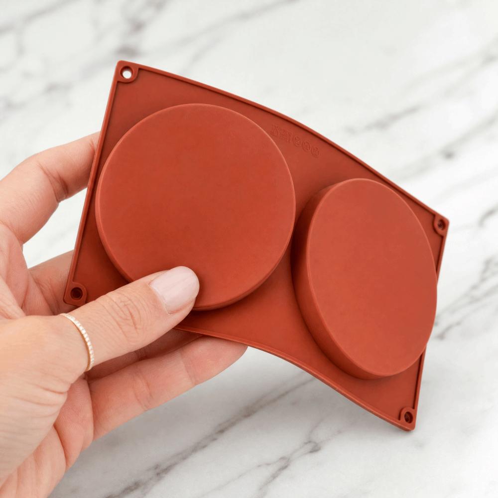 Large Silicone Baking Mold DIY Chocolate Cookie Cake Mold Round Silicone Mold Homemade Soap