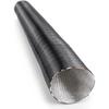 Aluminum Flexible Heater Duct Pipe 75Mm Diameter 300CM Flame Retardant Air Parking Conditioner Ducting For 2000W Air Heaters