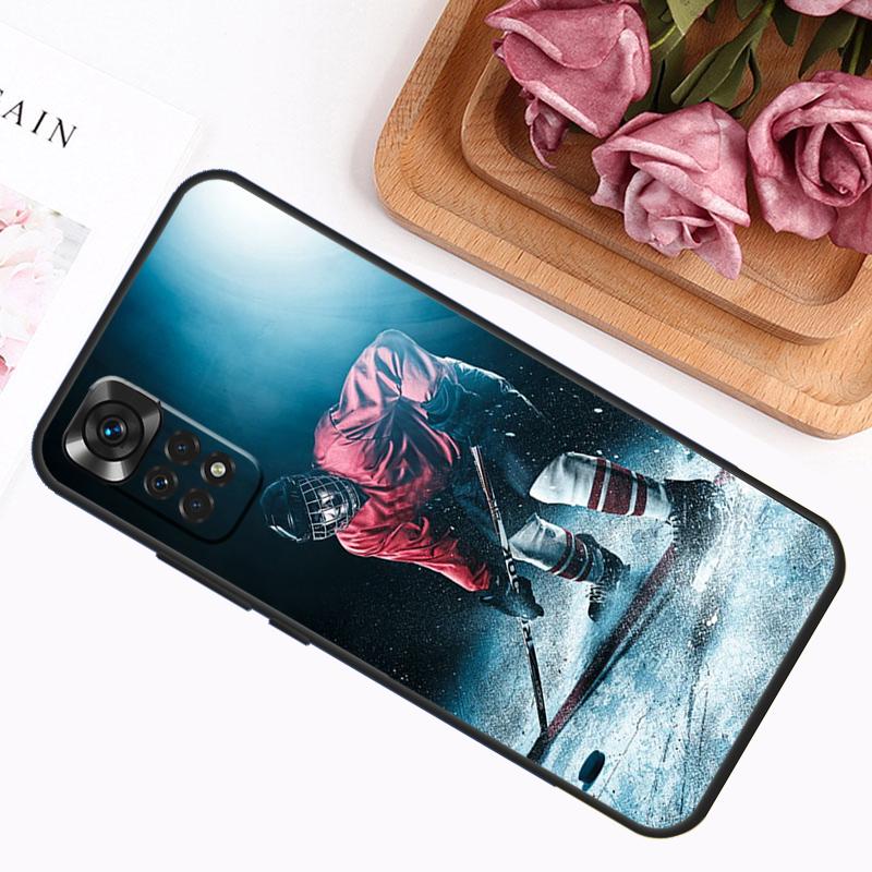Ice Hockey Rink Case For Xiaomi Redmi Note 12 8 9 10 11 Pro Note 12S 11S 10S 9S 9A 9C 9T 10A 10C 12C Cover