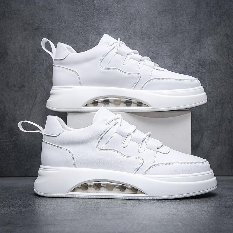 Мужские туфли для скейтбординга, модные мужские туфли, маленькие белые туфли, весна и лето, новые туфли на воздушной подушке с мягкой подошвой, прямая трансляция