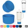 Silicone Cup Cover Wear-resistant Water Bottle Sleeve Anti-Slip Scratch-resistant Protection Cup Sleeve for Home Office