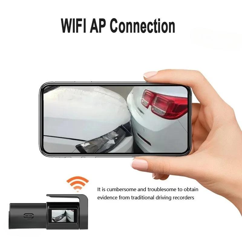 Новый видеорегистратор высокого разрешения с беспроводным Wi-Fi и возможностью подключения к смартфону, с функцией ночного видения