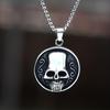 Новая мода готический мужской кулон с черепом Хэллоуин крутой панк велосипед ювелирные изделия подарок для парней