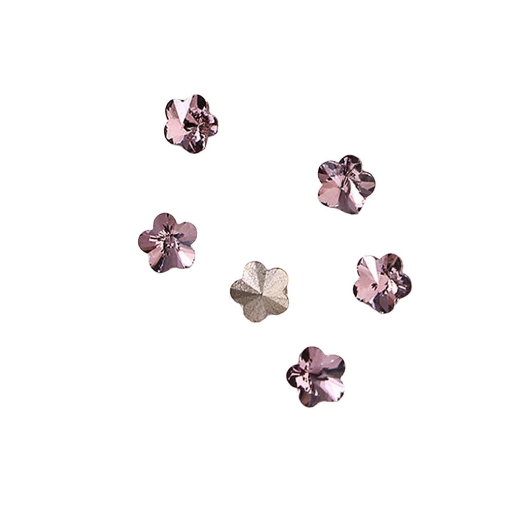 10 штук розовых блестящих стразов для украшения ногтей, смешанные формы, включая сердечки, квадраты, бабочки, капли, для DIY дизайна ногтей, дома, в салоне, для вечеринки
