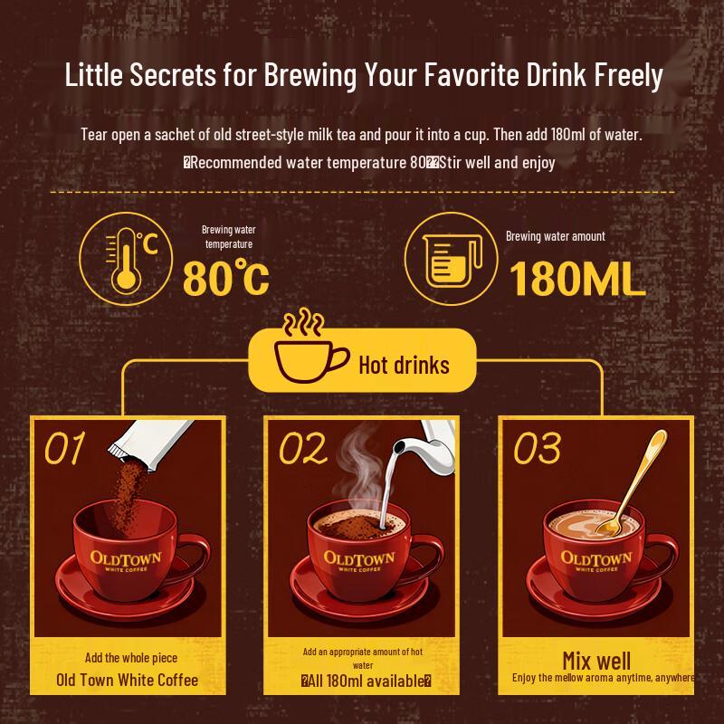 OLDTOWN Malaysian Teh Tarik Instant Drink Mix