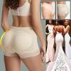 S-3XL Plus Size Women's Padded Butt Lifter Shaper Boxer Briefs Seamless Push Up Fine Mesh Upturned Buttock Panties