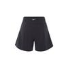 Nike Женские шорты прямого покроя Dri-Fit Bliss Solid Logo Quick-Dry, черные, DX6021-015