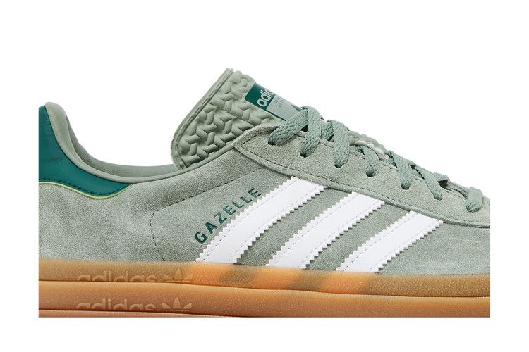 Women's Sneakers adidas Gazelle Bold Silver Green Gum (Womens) Silver Green/Cloud White/Collegiate Green