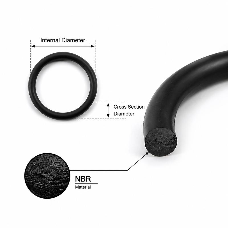 1200 Pieces of CS 1.5/2.4/3.1 Mm Outer Diameter 6-28 Mm O-ring Kit, Multi Specification Oil Resistant Sealing Gasket Repair Kit