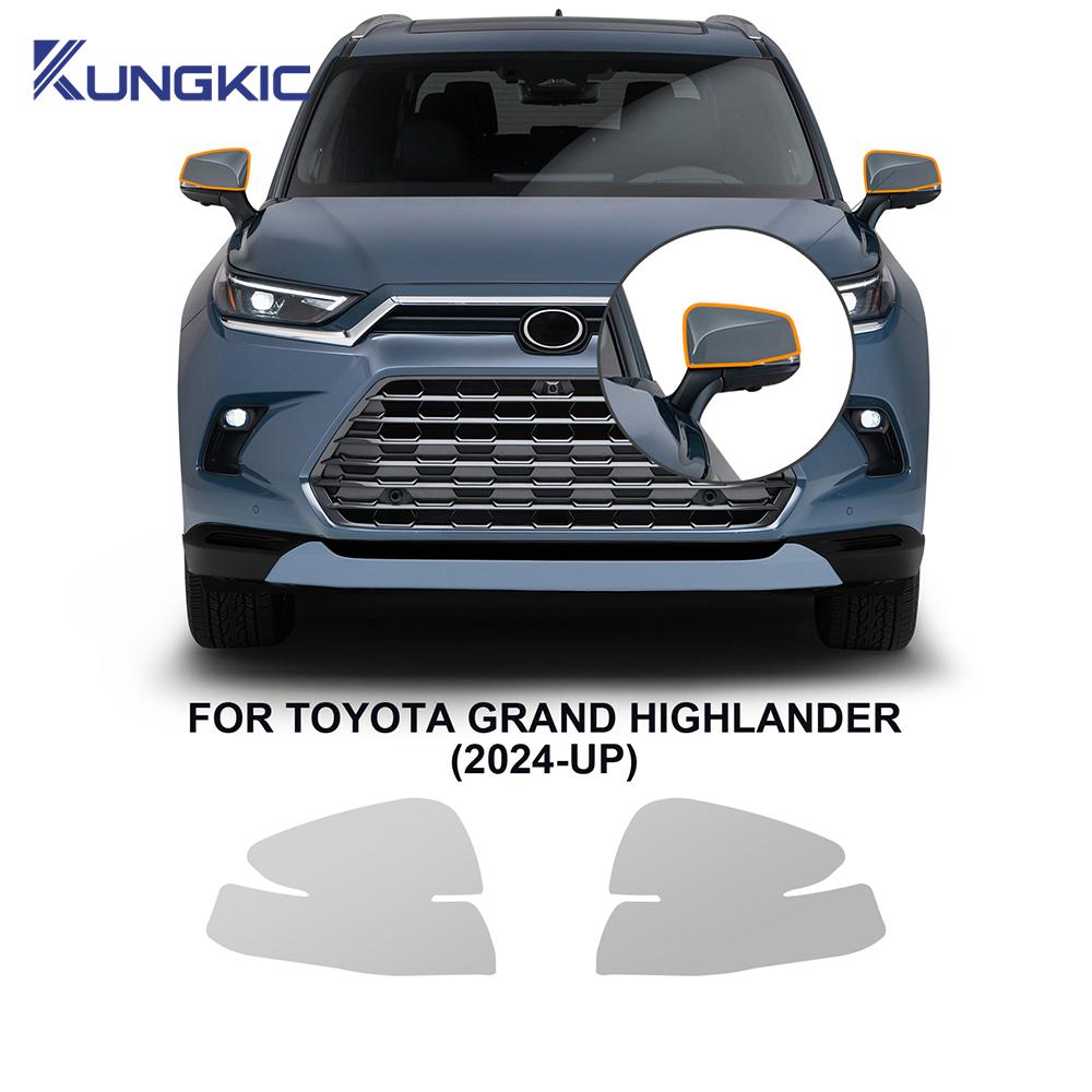 Для Toyota Grand Highlander 2024 2025 Защитная пленка для фар от царапин TPU Защита накладок ручек дверей и задних стоек B