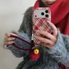 Британский стиль саб-пони подходит для чехла на мобильный телефон Apple 17promax iPhone16 ремешок 15/14 модный 13