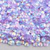 2mm 3mm 4mm 5mm 6mm Transparent Pink AB Non Hotfix Crystal Stones Flatback Jelly Resin Rhinestone for Decoration