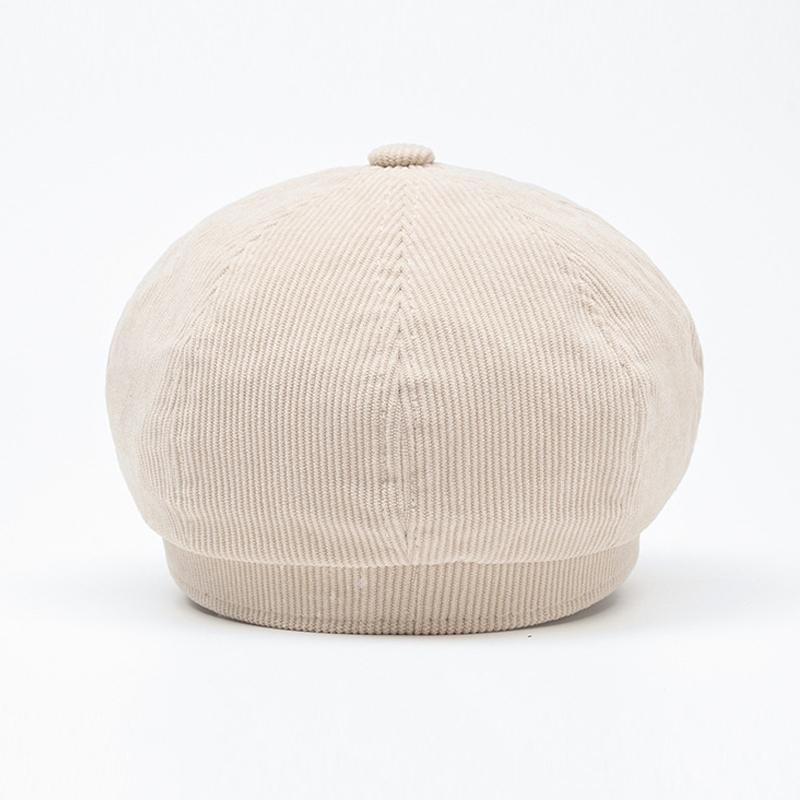 Осень-зима Вельветовая восьмиугольная кепка берет женская теплая кепка художника