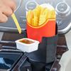 1pc Car Air Outlet Sauce Rack Tomato Sauce French Fries Seasoning Box Car Mobile Phone Holder Storage Rack Car Upholstery Holder