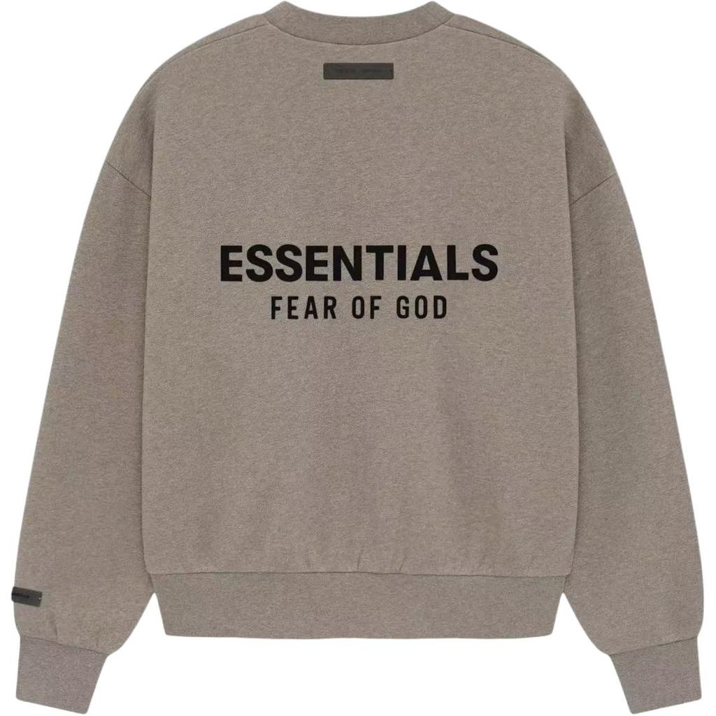 Fear of God Essentials Классический свитшот с круглым вырезом Homestead Heather Мужские Топы Серый 192AS252082F